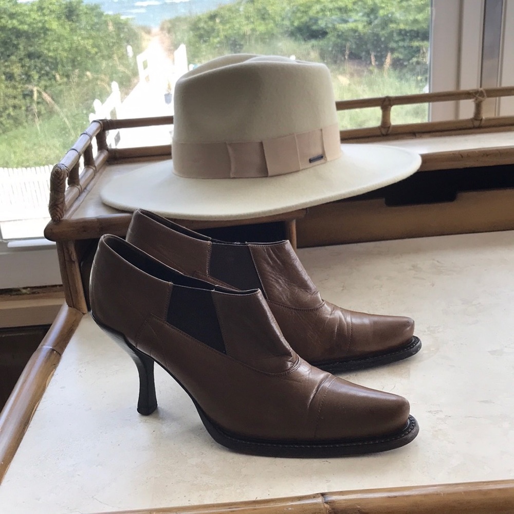 Prada Ankle Boots Booties Sz 38-1/2